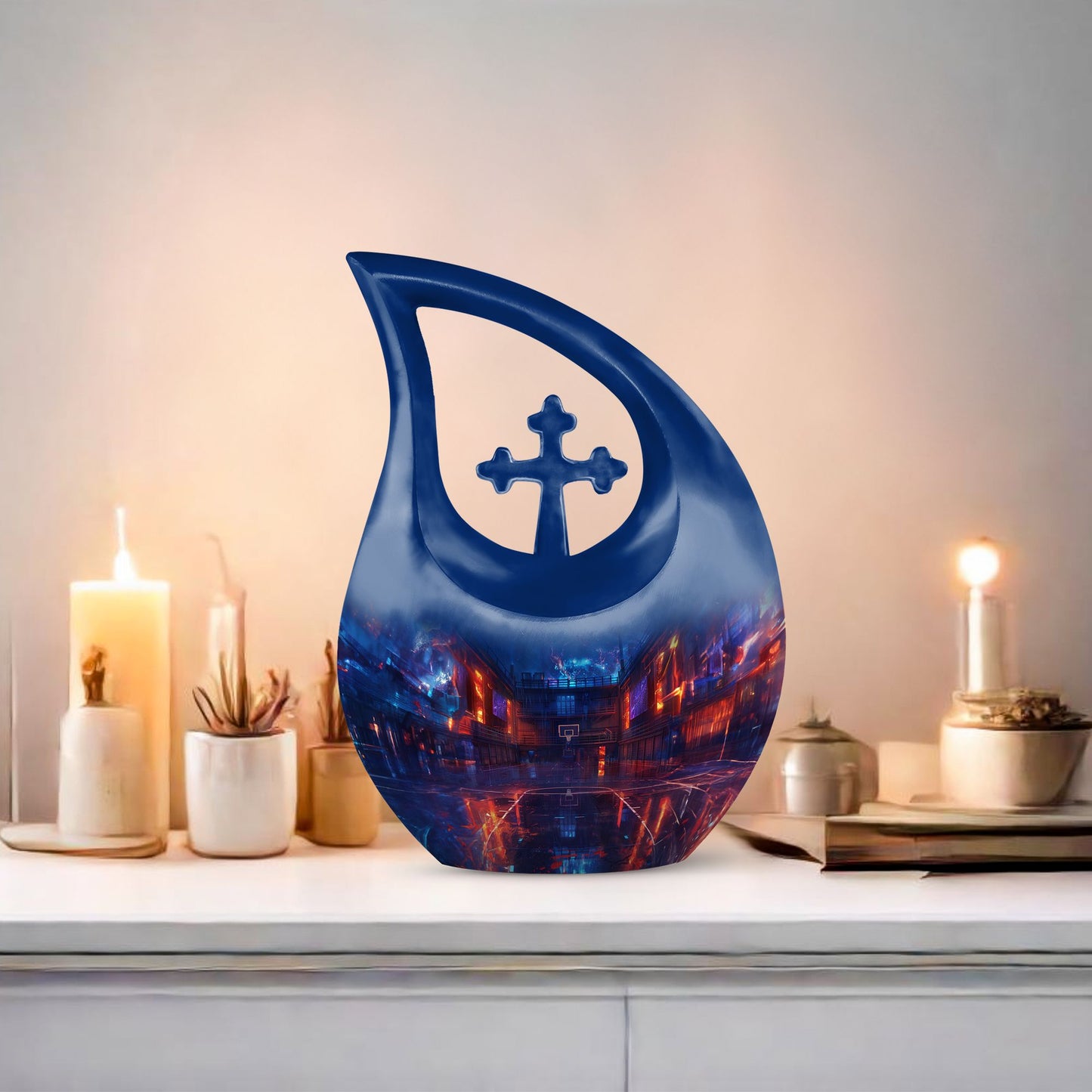 10 Inch Basketball-themed Custom Urn