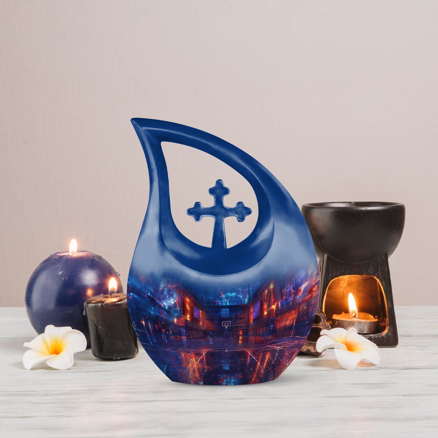 10 Inch Basketball-themed Custom Urn