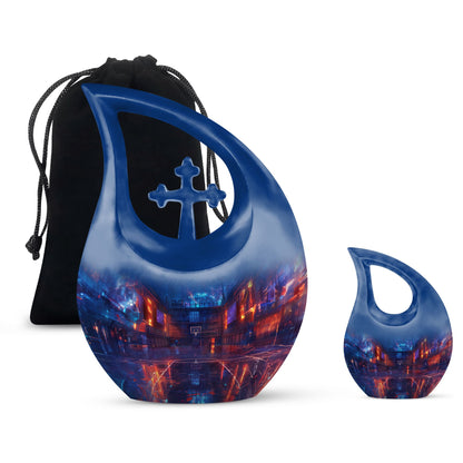Personalized Basketball Cremation Urn for Human Ashes - 10-inch, 200 cu in - Yatskia