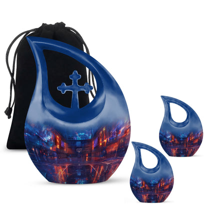 Personalized Basketball Cremation Urn for Human Ashes - 10-inch, 200 cu in - Yatskia