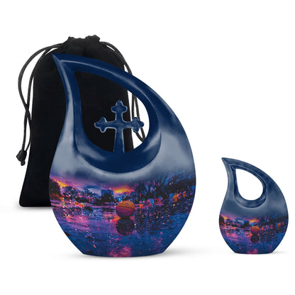 Personalized Basketball Cremation Urn for Human Ashes - 10-inch, 200 cu in - Yatskia