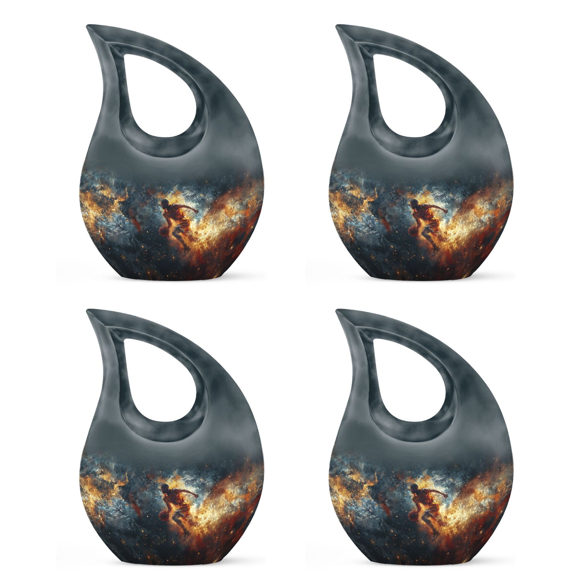 Basketball Theme 3 Inch Keepsake Pack of 4