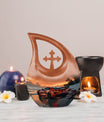10-inch Car-themed Aluminium Cross Drop Urn 