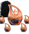 10-inch Car-themed Memorial Urn, Cross Drop design,