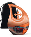 Sports Cremation Urn Adult Male - Racing Car Urn For Adult Male