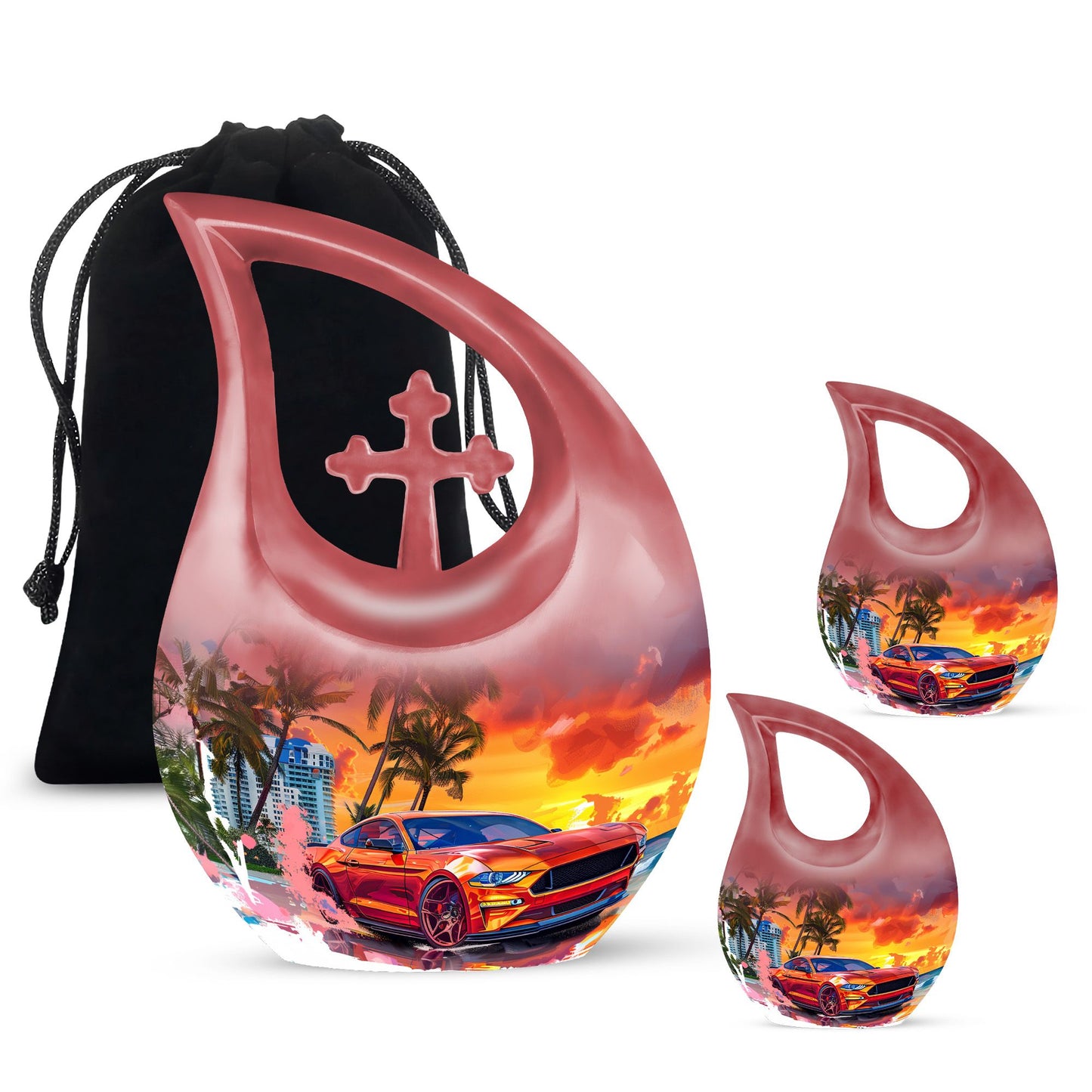 Personalized Religious Cremation Urn for Human Ashes - 10-inch, 200 cu in - Yatskia