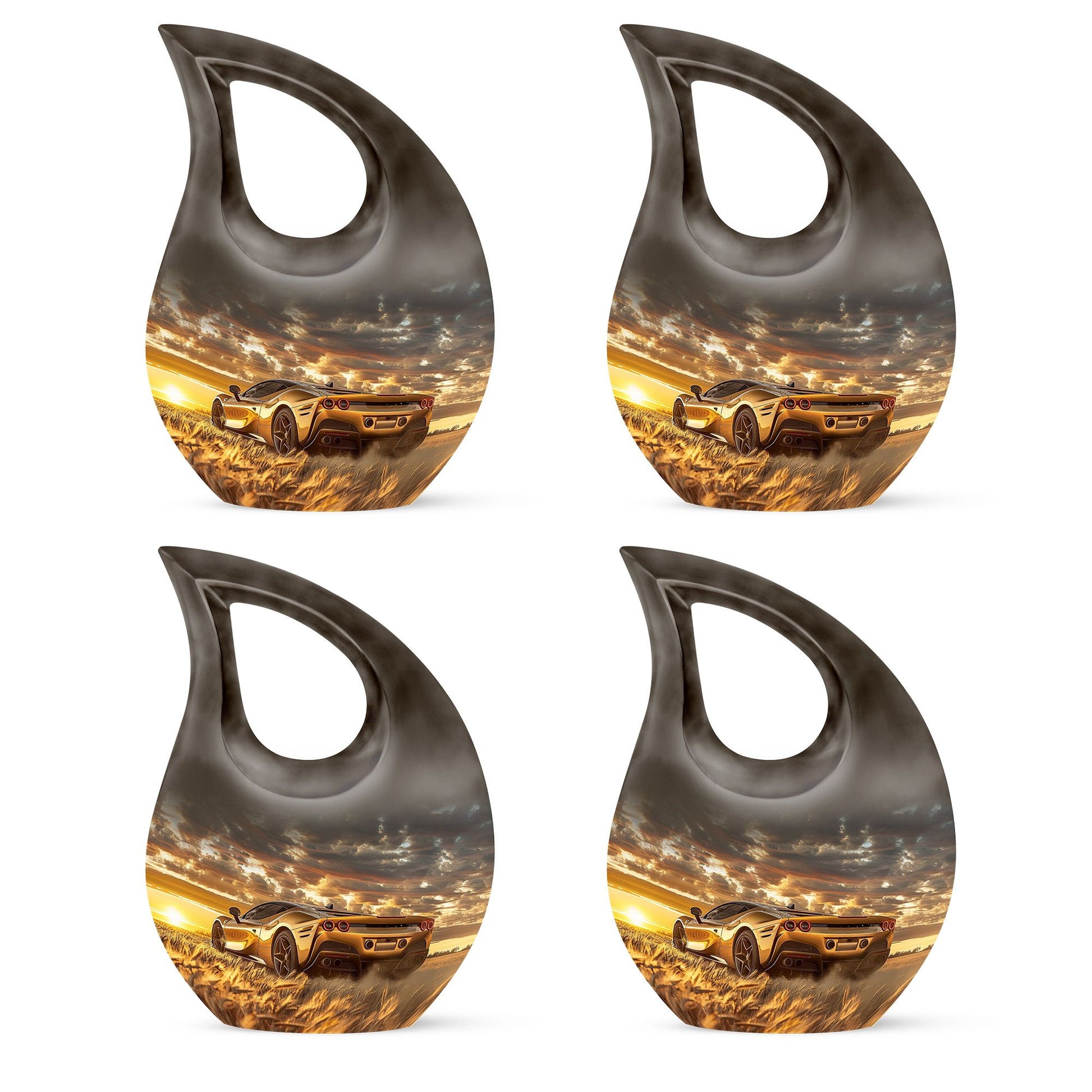 Car Theme 3 Inch Keepsake Pack of 4