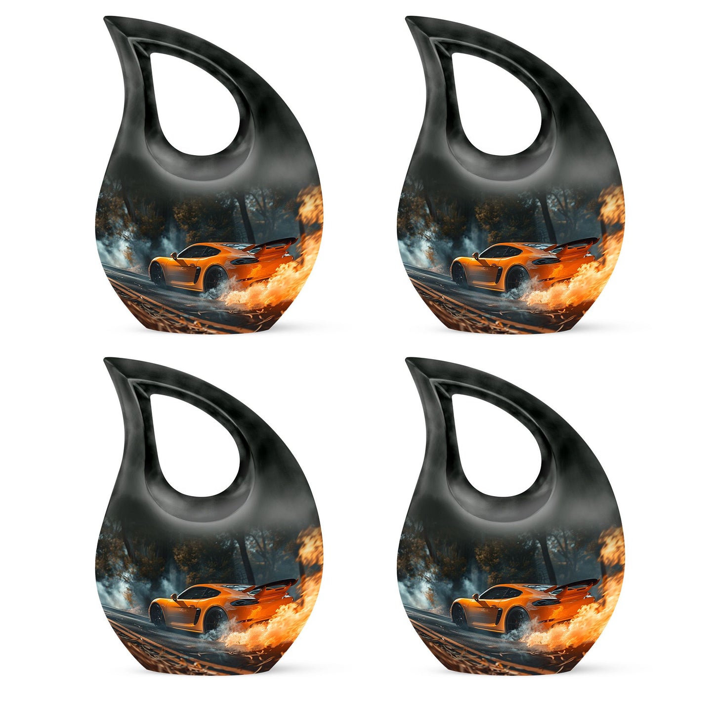 Car Theme 3 Inch Keepsake Pack of 4