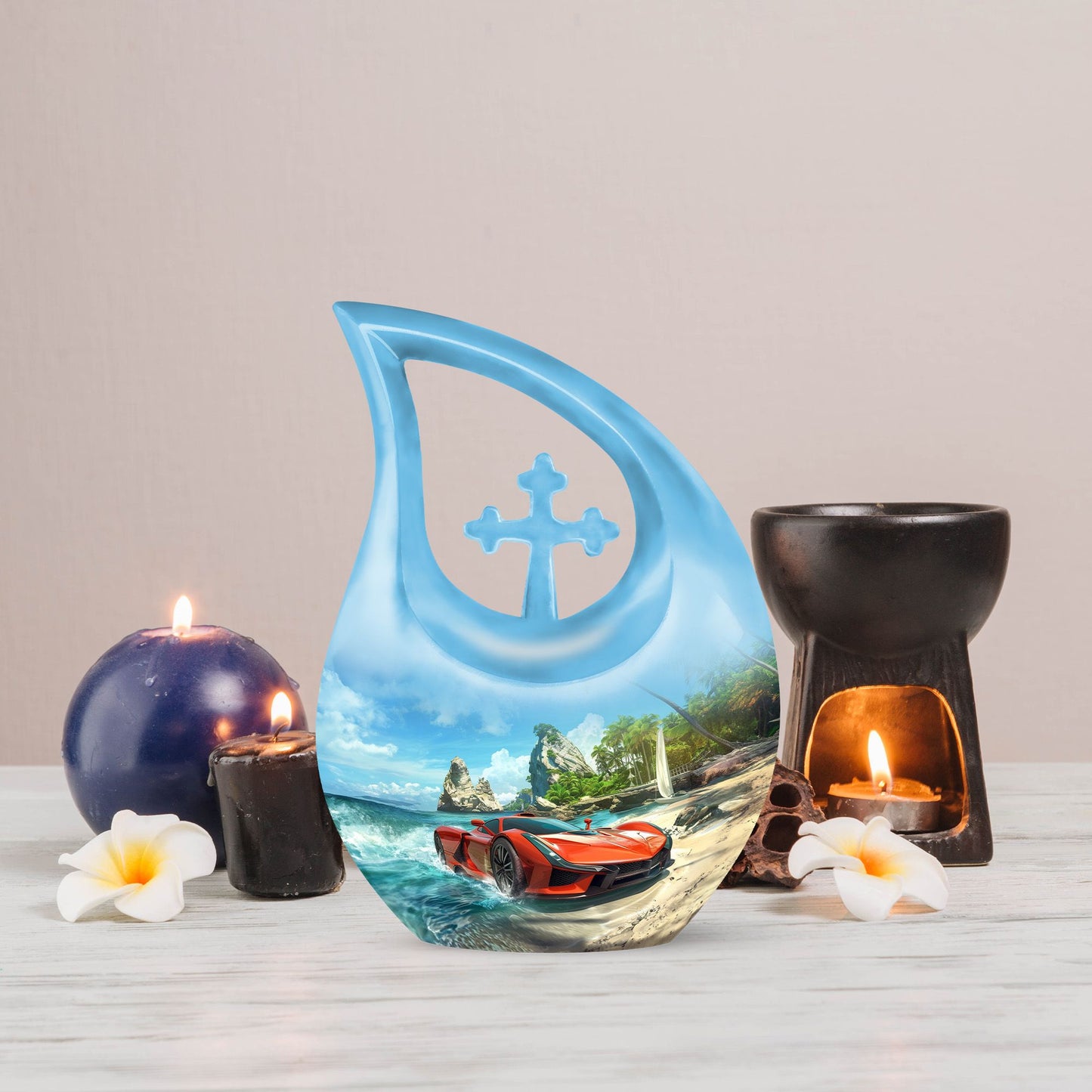 10-inch Car-themed Modern Urn