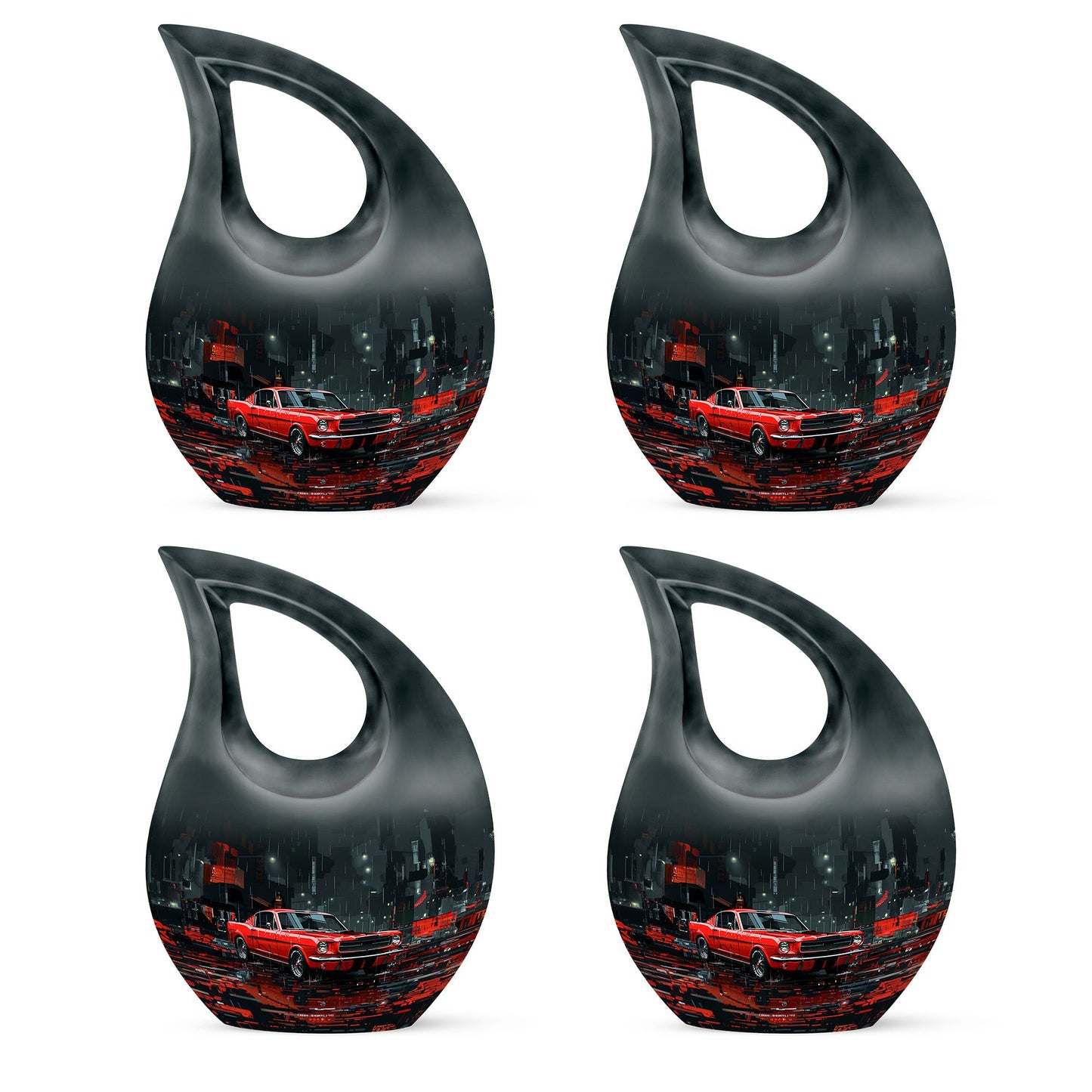 Car Theme 3 Inch Keepsake Pack of 4
