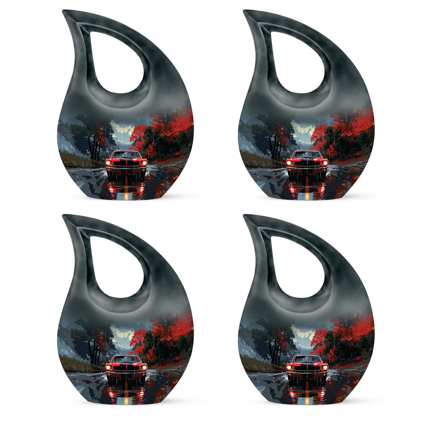 Car Theme 3 Inch Keepsake Pack of 4