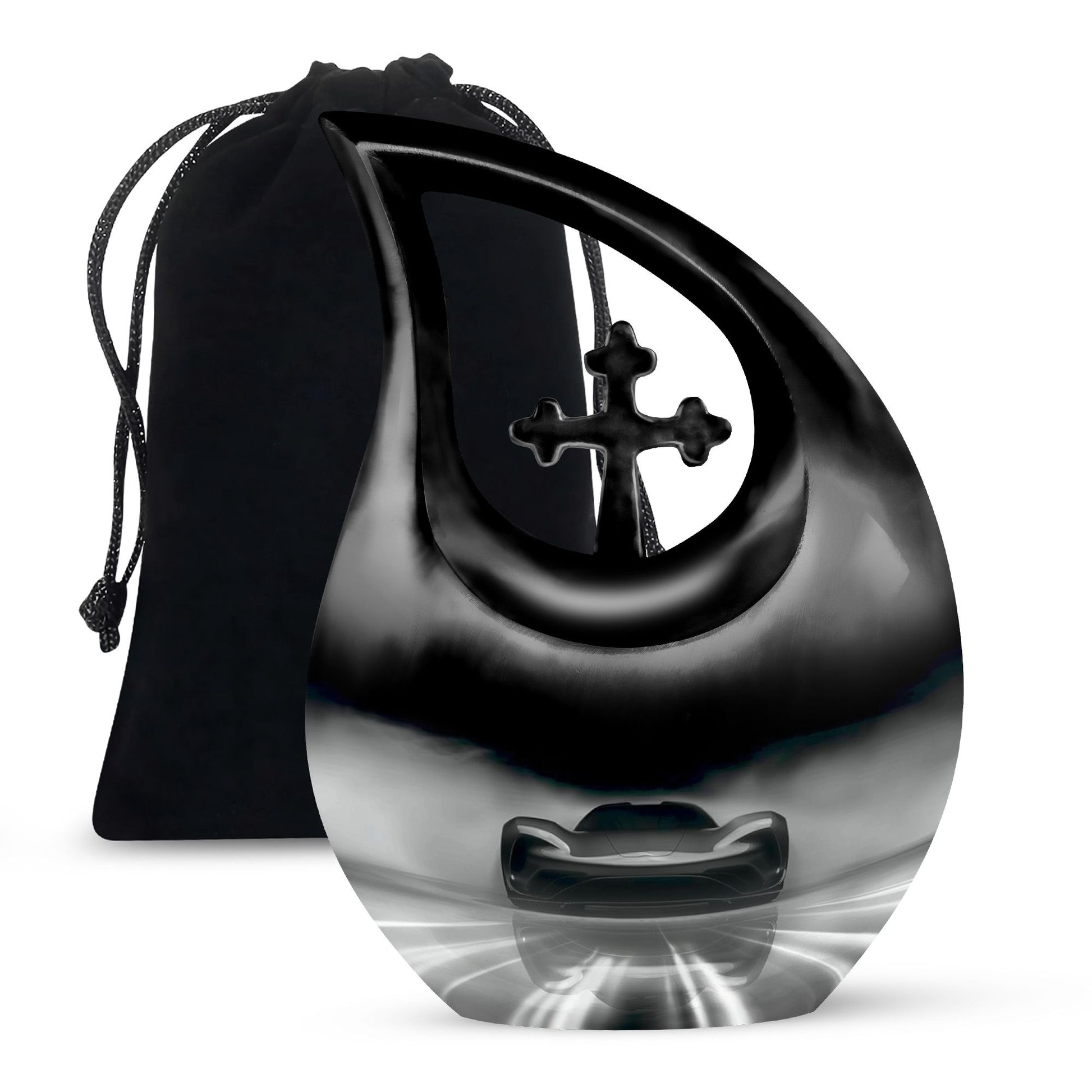 Car Theme Large Urn 10 Inch