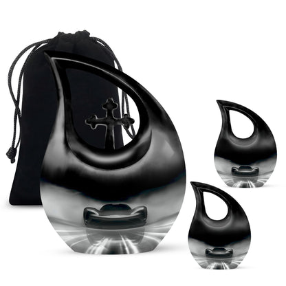 Car Theme Large Urn With 2 Keepsake Urn