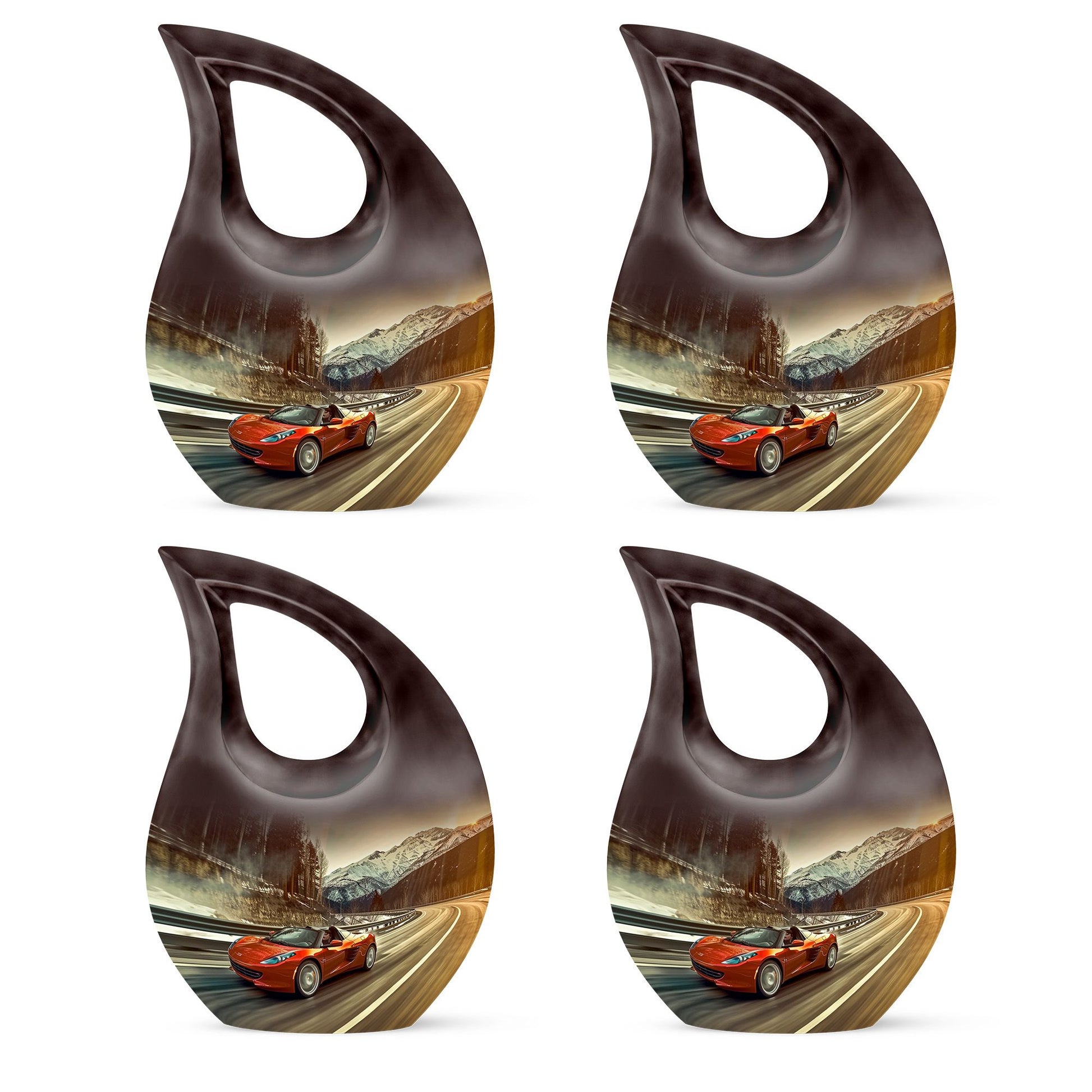 Car Theme 3 Inch Keepsake Pack of 4