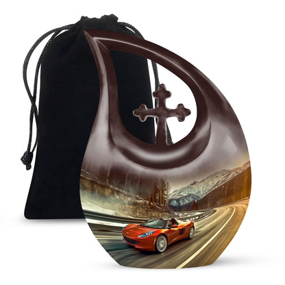 Car Theme Large Urn 10 Inch