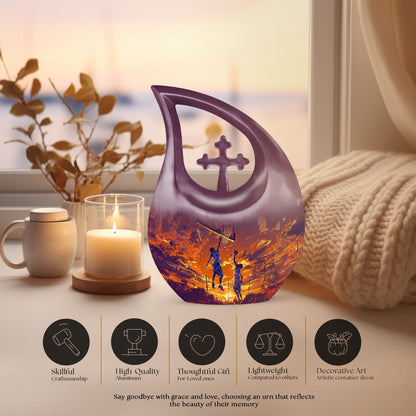 10-inch Basketball Themed Extra Large Memorial Urn