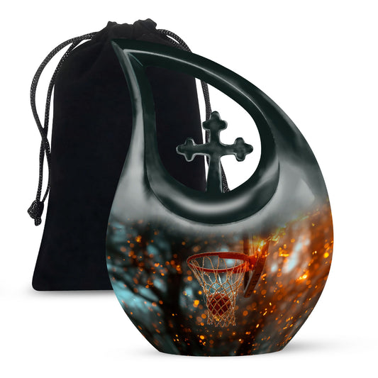 Customized, 10 inch, aluminium Basketball Urn 