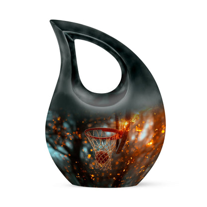 Customized, 10 inch, aluminium Basketball Urn 