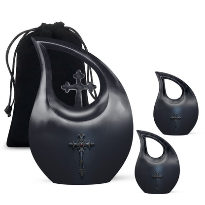 Personalized Religious Cremation Urn for Human Ashes - 10-inch, 200 cu in - Yatskia
