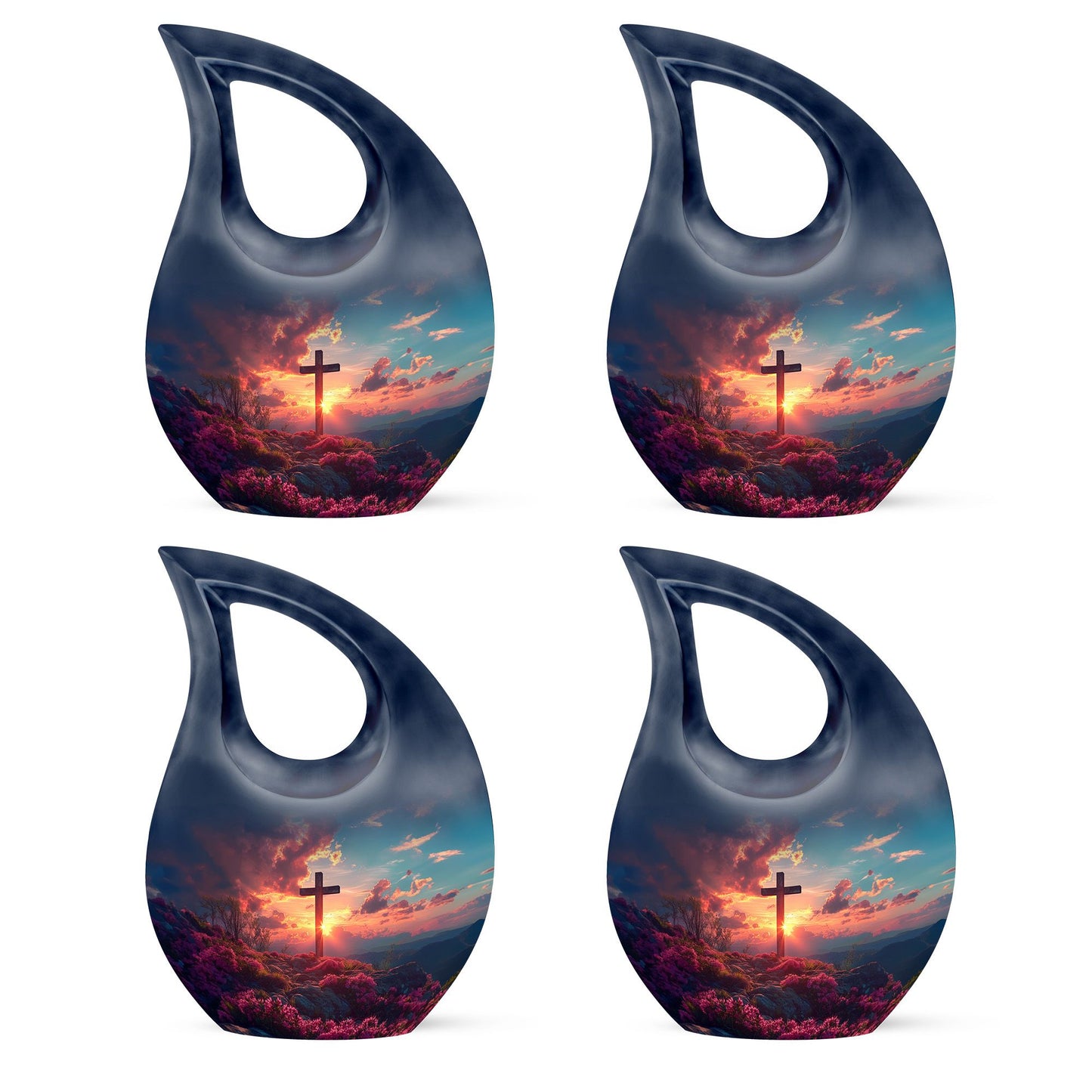 Cross Theme 3 Inch Keepsake Pack of 4