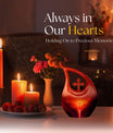 Affordable 10-inch Cross Drop Cremation Urn crafted from Aluminum