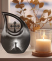 10-inch Aluminium Cross Drop Custom Urn 