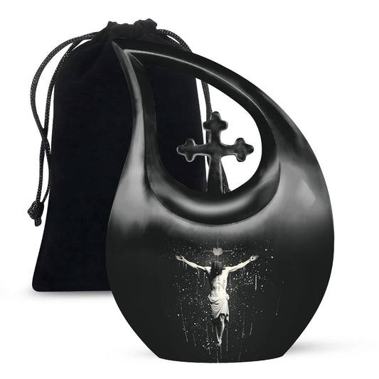 10-inch Cross Drop Mini Urn
