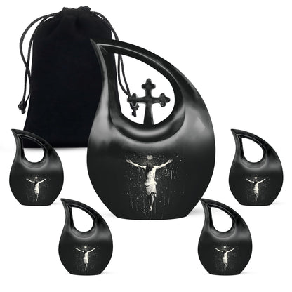 10-inch Cross Drop Mini Urn