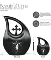 10-inch Cross Drop Mini Urn