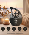 10-inch Cross Drop Mini Urn