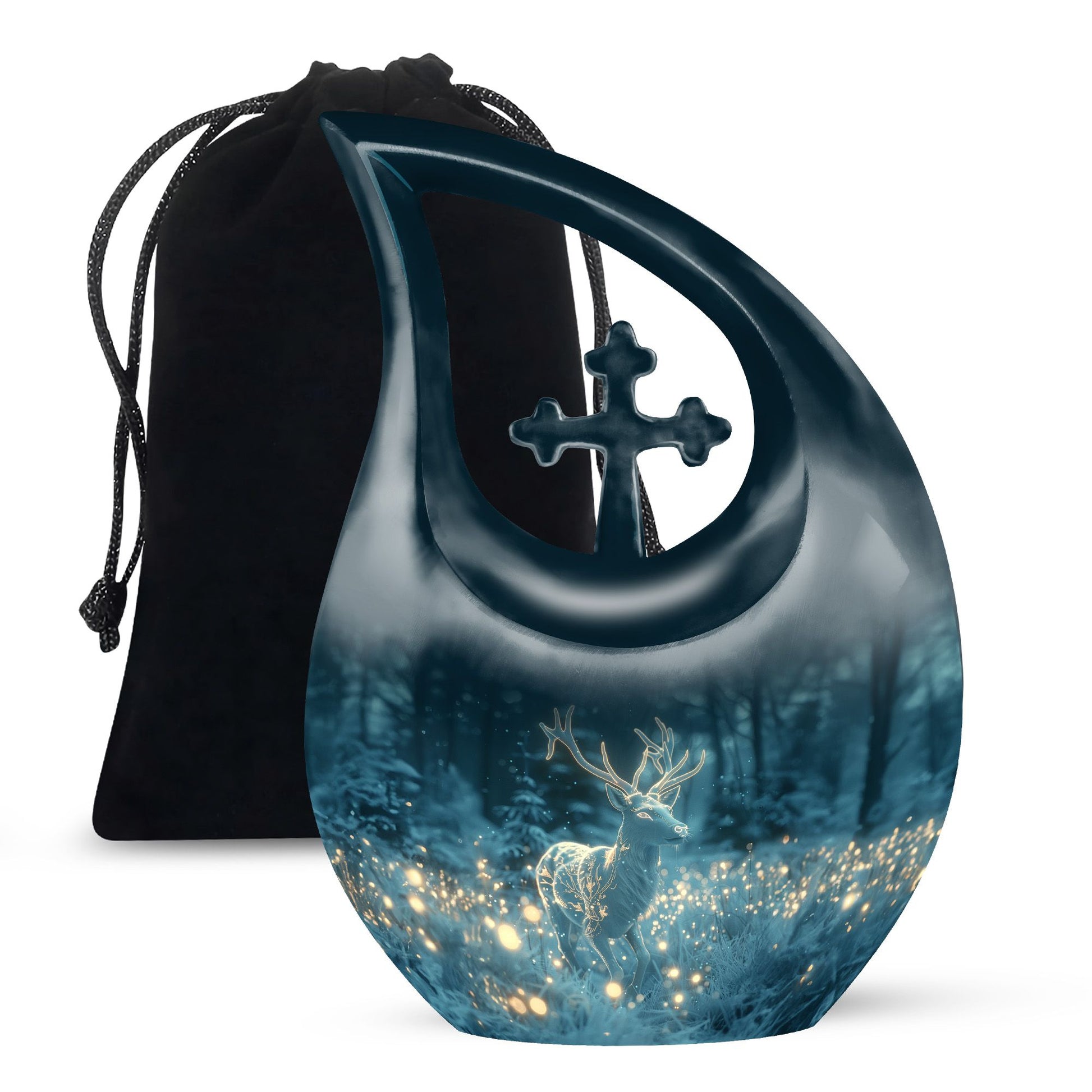 Deer Cremation Urn - Small Cremation Urn For Human Ashes