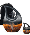 10 Inch Deer-themed Cross Drop Cremation Urn