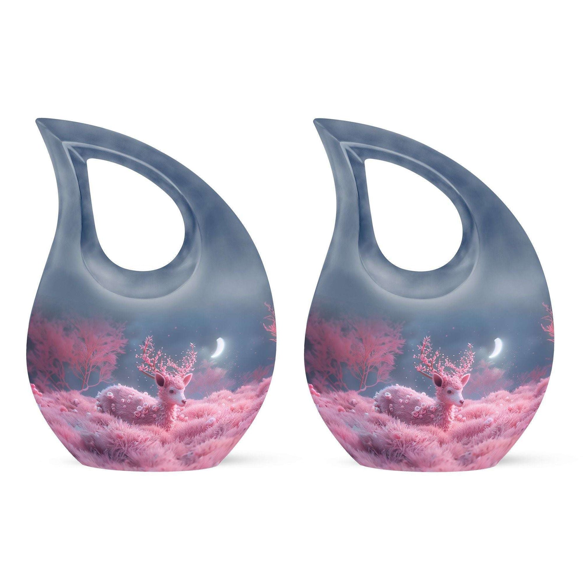 Affordable 10-inch Deer Urn