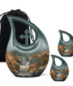 Deer Cremation Urn : Personalized Container For Human  Ashes