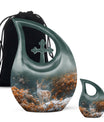 Deer Memorial Urn - Small Cremation Urn For Human Ashes