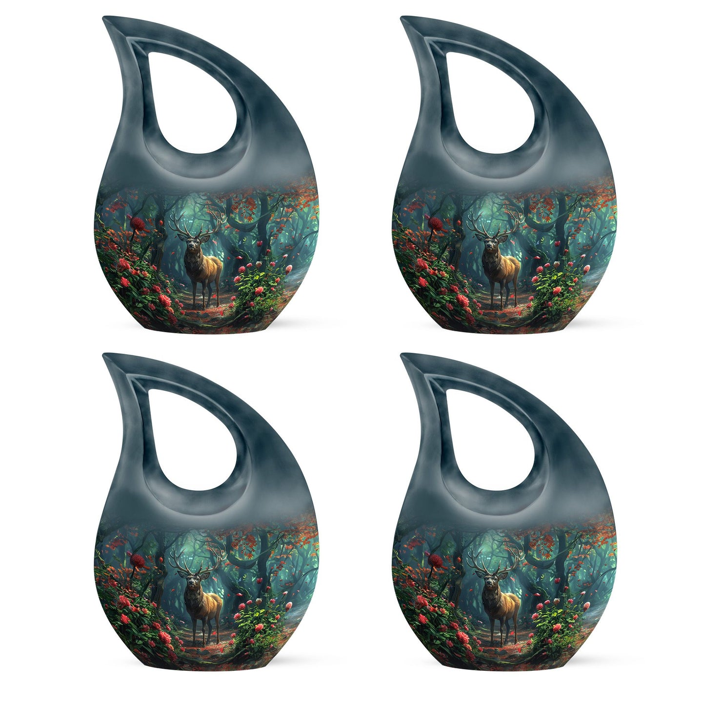 Deer Theme 3 Inch Keepsake Pack of 4