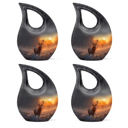 Deer Theme 3 Inch Keepsake Pack of 4