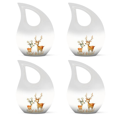 Deer Family Theme 3 Inch Keepsake Pack of 4
