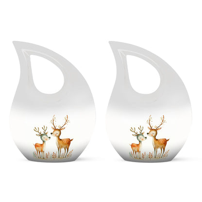 Deer Family Theme 3 Inch Keepsake Pack of 2