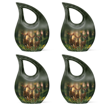 Deer Family Theme 3 Inch Keepsake Pack of 4