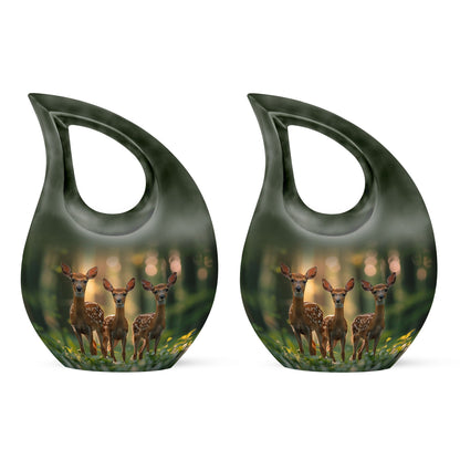 Deer Family Theme 3 Inch Keepsake Pack of 2