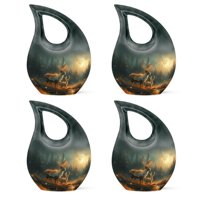 Deer Family Theme 3 Inch Keepsake Pack of 4