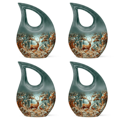 Deer Family Theme 3 Inch Keepsake Pack of 4