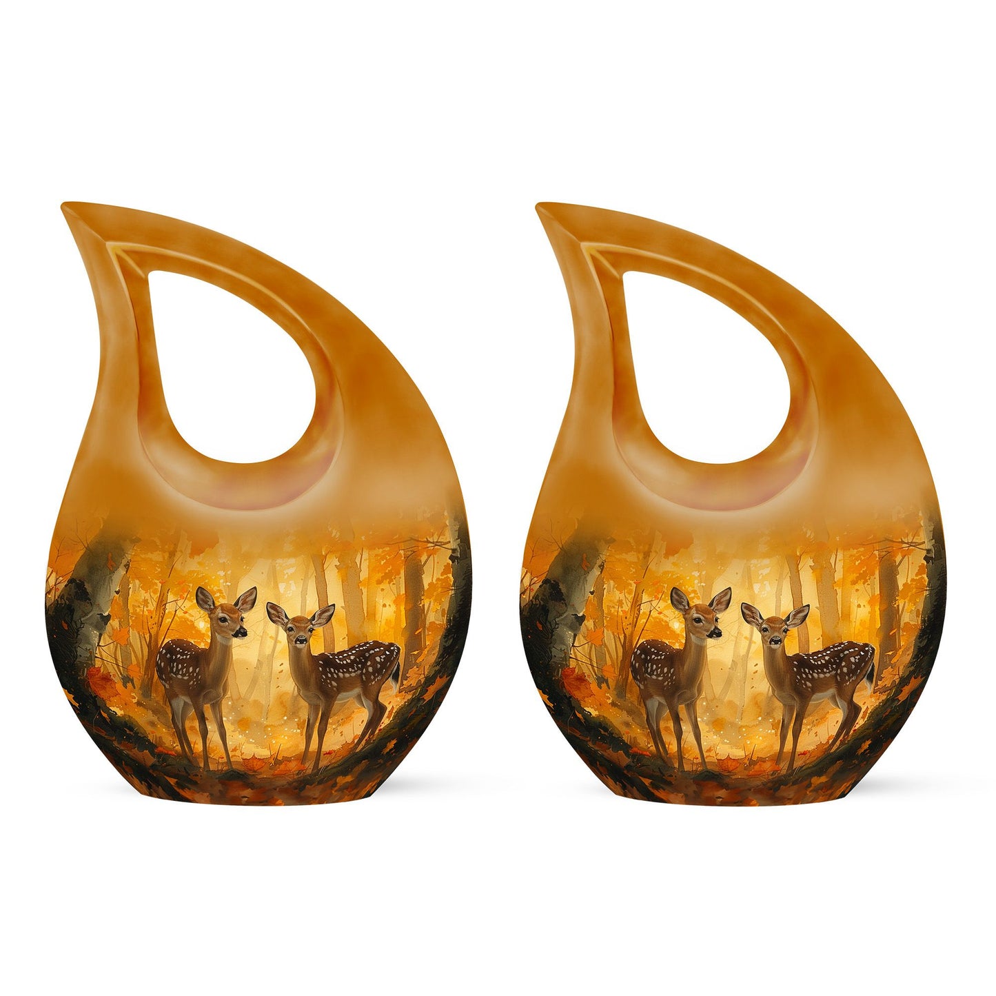 Deer Family Theme 3 Inch Keepsake Pack of 2