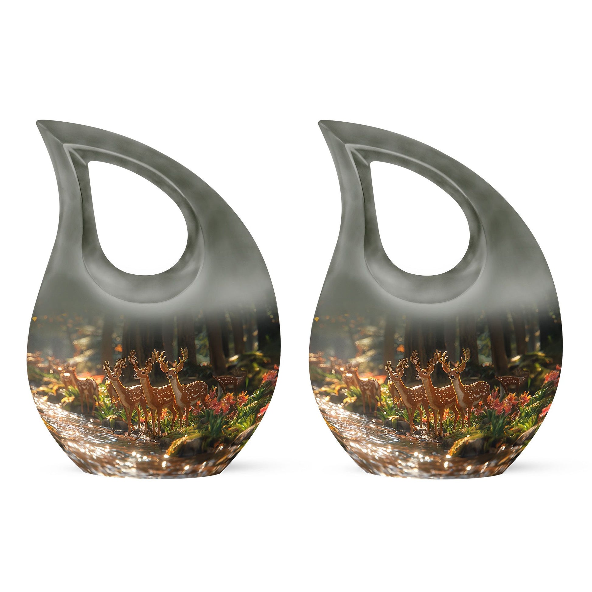 Deer Family Theme 3 Inch Keepsake Pack of 2