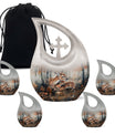 Deer Memorial Urn - Small Cremation Urn For Human ashes