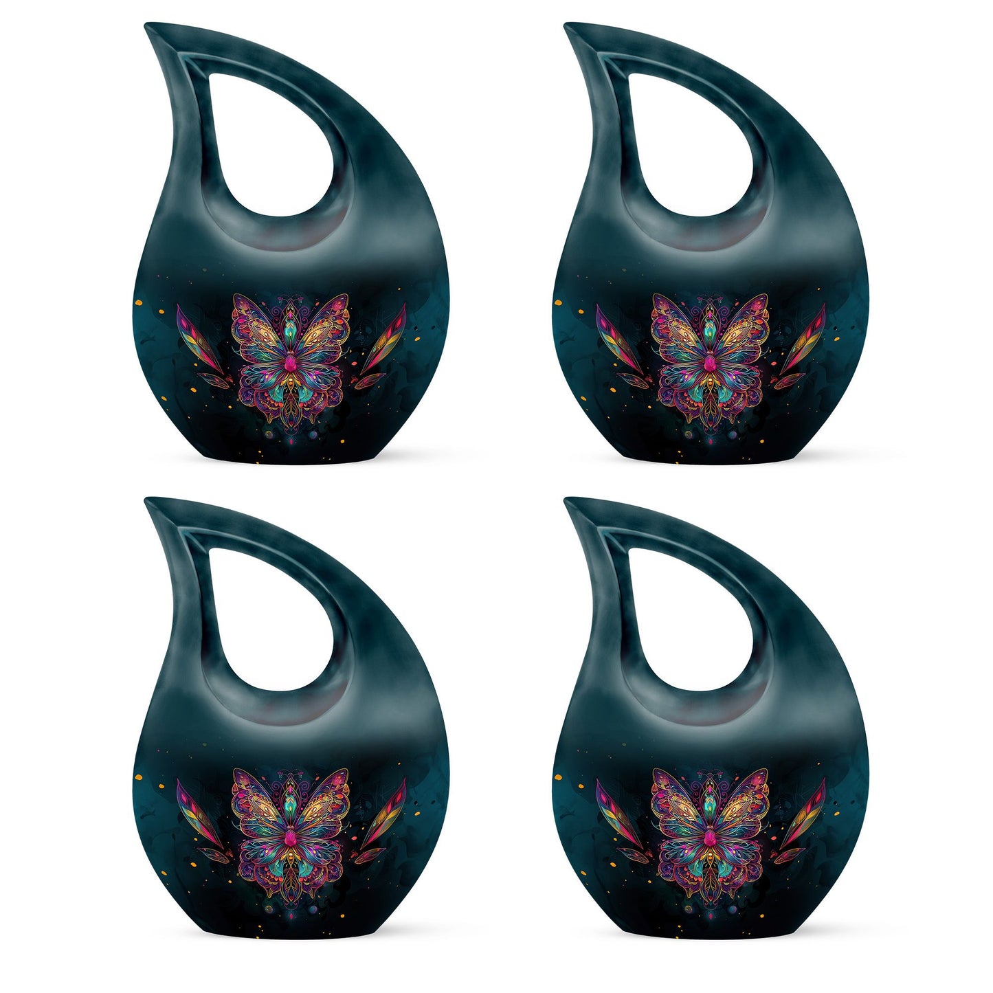 Butterfly Theme 3 Inch Keepsake Pack of 4