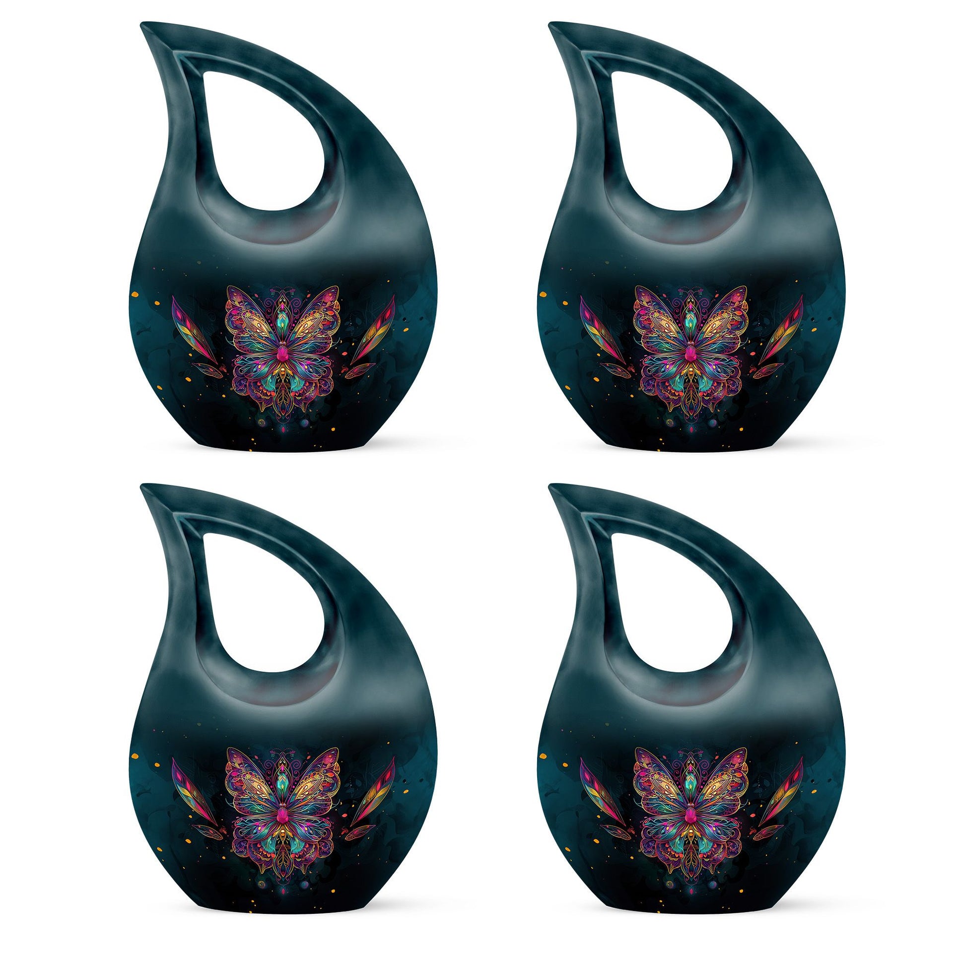 Butterfly Theme 3 Inch Keepsake Pack of 4