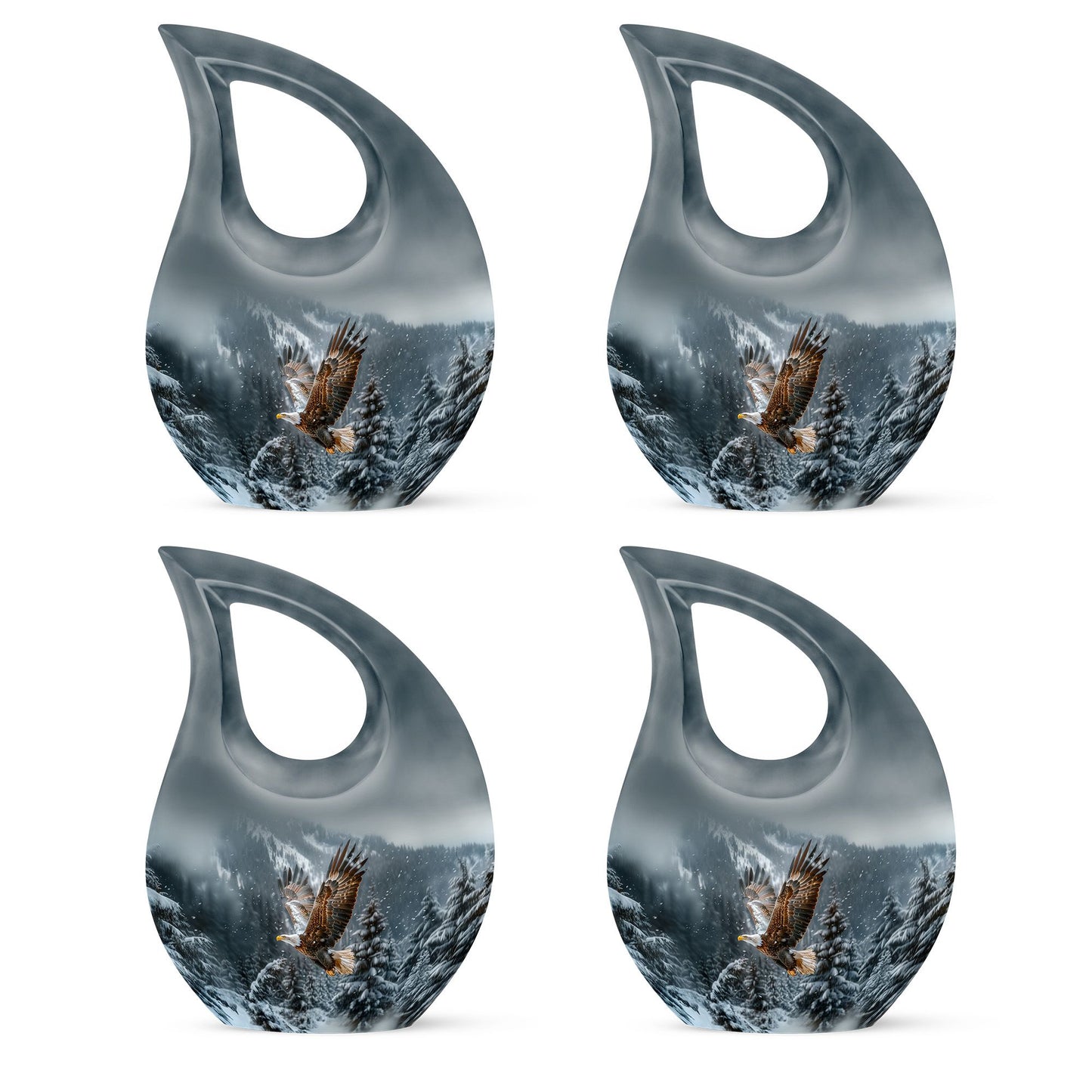 Eagle Theme 3 Inch Keepsake Pack of 4