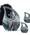 Eagle Theme Large Urn With 2 Keepsake Urn
